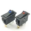 Suministrado directamente por el fabricante, interruptor de socket KCD3 de dos posiciones y 3 pines con luz LED y interruptor de palanca tipo ojo de gato