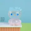Nueva decoración de artesanía de resina de gato facetado con degradado de cristal lindo translúcido figura de juguete creativa de moda adorno de escritorio