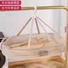 Cesta Cerrada a Prueba de Viento para Secar Ropa Estilo Nórdico Gris Capa Única y Doble Rack de Secado de Ropa de Malla Totalmente Cerrado