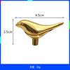 Caixa de Palitos de Dente de Luxo Acessível Europeia e Americana Banhada a Ouro Elegante Tipo Empurrador Tubo de Palitos para Mesa de Chá Decorativa para Sala de Estar e Uso Doméstico