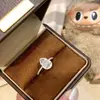 Anillo de Calabaza de Jade Espuma de Agua Seiko de Alta Gama de Plata de Ley S925 Nuevo Anillo para Dedo Índice Rodeado de Estilo Nacional Chinoiserie para Mujer
