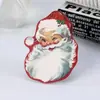 Venta al por mayor del fabricante Especial de Navidad Etiqueta con Forma de Colgante Decoración de Empaque Tarjeta Linda Tarjeta de Regalo Creativa de Navidad