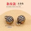 Fivela de Contas Vintage de Metal Botão de Fivela Pan Cheongsam Botão de Flor Decorativa Pequeno Estilo Chinês Hanfu Traje Tang Traje Antigo