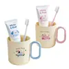 Bonita Taza de Enjuague Bucal Estilo Ins para Residencias Estudiantiles, Taza de Cepillado para Parejas, Vaso de Dientes de Dibujos Animados para Niños, Resistente a la Rotura