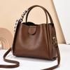 Bolsos para Mujer 2025 Nuevo Popular Bolso Cubo de Moda Bolso de Hombro Cruzado de PVC Bolso de Mano para Mujer Bolso de Mujer Transfronterizo