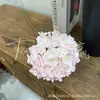 Ramo de Hortensias tipo Paleta Simuladas de 162 Piezas para Decoración de Bodas y Hoteles, Accesorios para Fotografía de Bodas, Flores Artificiales Color Rojo Rosa