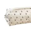 Ins Alto Valor de Belleza Bolsa de Maquillaje para Estudiante Chica Linda Gran Capacidad Bolsa para Guardar Papelería Bolsa Lazo para Lápices Estuche