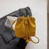 Bolsa de Cubo con Cordón Estilo Coreano de Nicho para Mujer, Bolso Pequeño, Moda Nueva Verano 2026 Bolso Cruzado Versátil para el Uso Diario