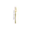 Cuchillo y tenedor de acero inoxidable 304 para hombre, tamaño pequeño, chapado en oro, cabeza cuadrada brillante, cuchillo y tenedor para carne, vajilla occidental para hotel.