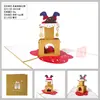 Cartão de felicitações de Natal cartão tridimensional árvore de Natal 3D cartão tridimensional cartão pequeno criativo de Natal negócio de atacado