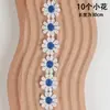 Encaje soluble en agua de color directo de fábrica, materiales decorativos hechos a mano para bricolaje infantil, accesorios para ropa, zapatos y sombreros