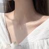 Colar Modelo Novo 2021 para Mulheres, Corrente para Clavícula com Design Exclusivo, Acessório Versátil Simples de Luxo Leve para o Verão