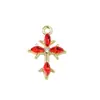 Nuevos accesorios de alta calidad, dulces y frescos, estilo barroco, para pendientes colgantes de joyería de aleación en forma de cruz DIY hechos a mano