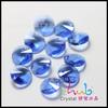 6mm satélite Diamante diy accesorios para joyería hechos a mano colgante agujero único vidrio redondo colgante accesorios para ropa al por mayor