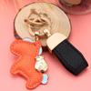 Llavero Colgante Hazte Rico Inmediatamente Colgante de Cuero Personalizado Creativo Exquisito para Pareja Hombre y Mujer Llavero de Coche