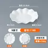 Louça de Melamina Pratos Brancos para Barracas de Rua, Acompanhamentos para Hot Pot, Pratos para Buffet Comercial, Lanches de Restaurante, Pratos Frios e Pratos de Osso