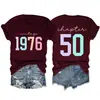 Capítulo 50 vintage 1976 Amazon Wish sitio independiente moderna y cómoda camiseta de mujer de cuello redondo y manga corta