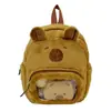 Linda Fea Linda Dibujo Animado Capibara Mochila Pequeña Kapibala Mini Mochila Estudiante Placa de Barra Transparente Bolsa para Dolor