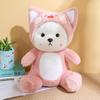 Tanabata Fofo Desenho Animado Transformação Morango Urso Pelúcia Boneca Presente de Aniversário de Menina Máquina de Pegar Pelúcias Brinde de Barraca