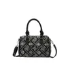 Bolsas 2025 Nova Bolsa Feminina Celebriade da Internet Bolsa Saco Xadrez Celebriade da Internet Elegante Bolsa de Ombro de Alto Padrão Bolsa Transversal Simples