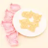 Molde para Galletas de Yak Dibujo Animado Estéreo 3D Glaseado Galleta DIY Fondant Herramienta Artificial para Hornear Resorte para Galletas