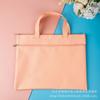 Bolsa para documentos con LOGOTIPO personalizado, lona, portátil, doble capa de almacenamiento, bolsa para conferencias, bolsa de arte para estudiantes, protección ambiental, engrosada, impermeable