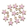 Fabricantes de accesorios de joyería DIY, venta al por mayor, colgante pequeño de aleación con forma de estrella y luna, collar y pulsera, joyería.