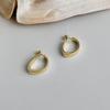 Aretes con formas especiales Primavera y Verano 2025 Nicho Lujo de entrada Sencilla Moda Alta gama Francesa Europea y Americana Aretes de Blogger Aretes