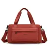 Bolsa de viagem de grande capacidade para viagens curtas, bagagem de mão leve feminina, bolsa transversal expansível à prova d'água masculina para esportes e fitness