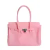 Bolsa de Mão de Moda Transfronteiriça, Bolsa de Luxo, Grande Capacidade, Bolsa Tote de Nicho Feminina de Verão, Bolsa Kelly de Ombro para o Dia a Dia