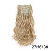 Grampo para Peruca Conjunto de 6 Peças 16 Cartões Invisível Sem Marcas Fio de Milho Fofo Moda Extensão de Cabelo Peruca Cacheada
