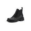 Otoño/Invierno 2026 Botas de Comercio Exterior Transfronterizo Estilo Británico Botines Casuales 40-43 Botas Planas Brogue para Mujer