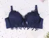 Venta al por mayor de fábrica nuevo sujetador sexy de encaje transpirable para busto pequeño con relleno, ajustable, lencería para mujer sin aros