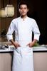 Roupas de trabalho de chef de alta qualidade manga longa estampa bordado Super hotel restaurante ocidental cozinha profissional masculina inverno jantar