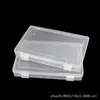 Caja de Plástico Transparente de Doble Botón Caja de Almacenamiento de Componentes de Piezas de Joyería Caja de Herramientas de Ferretería Caja de Empaque de Componentes Electrónicos Transfronterizo
