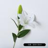 Flor de lírio flor artificial toque haste longa plástico flor falsa decoração mesa de lavar sala de estar casamento decoração floral atacado