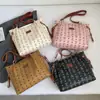 Nova Bolsa de Ombro da Moda Tendência para Mulheres, Bolsa de Mão Texturizada Casual Versátil com Bolsa Tote de Grande Capacidade