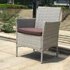 Conjunto de Mesa e Cadeiras de Rattan Amazon Pe Três Peças Transfronteiriço Mesa de Café de Jardim Conjunto de Sofá Individual Mobiliário de Exterior Atacado