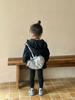 Otoño 2024, nueva llegada, ropa de estilo coreano para niños y niñas, chaqueta con capucha bordada, chaqueta con cremallera para bebé