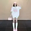 Playeras Tops para Mujer 2026 Nuevos Populares de Verano Algodón Puro Holgadas de Manga Corta Que Son Modernas Este Año y Hermosos Tops