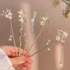 Grampos de Cabelo Infantis, Novos Grampos de Cabelo Estilo Chinês, Acessórios de Saia Face de Cavalo Estilo Antigo, Ornamentos de Cabelo Hanfu de Alta Qualidade para Meninas, Grampos de Cabelo