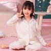 Comercio Exterior 2025 Pijama Nuevo para Niños de Manga Larga de Algodón Nube para Primavera y Otoño de Dibujos Animados para Niños Grandes Conjunto de Ropa para el Hogar de Dibujos Animados