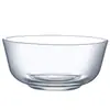 Langxu tazón de vidrio transparente sin plomo engrosado tazón para fideos instantáneos tazón para ensalada de frutas y verduras Tazón para huevo tazón para sopa de postre venta al por mayor