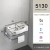 Lavabo de Pared para Uso Doméstico, Juego de Lavabo para Baño en Balcón, Soporte Triangular Simple de Cerámica para Apartamentos Pequeños