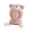 Chapéu Infantil, Cachecol de Inverno, Máscara, Chapéu Tudo-em-Um, Forrado com Fleece, Chapéu Quente com Proteção para Orelhas, Chapéu de Urso à Prova de Frio para Meninos e Meninas