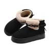 Botas de neve femininas plus size de comércio exterior transfronteiriço 2026 novo modelo moda europeia e americana confortáveis quentes com forro de pelúcia botas de algodão grandes do Nordeste estilosas