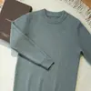Suéter de gola redonda, novo top de malha masculino para outono e inverno, suéter pullover casual versátil, suéter quente de cashmere
