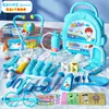 Caja de Almacenamiento para Kit Médico de Juego de Rol para Niños, Set de Juguete de Doctor para Niñas, Estetoscopio de Enfermera Realista e Inyección