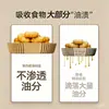 Papel Especial para Air Fryer, Papel Absorvente de Óleo para Forno, Tigela de Óleo para Alimentos Doméstico, Papel de Arroz Glutinoso Resistente a Altas Temperaturas, Papel de Óleo Quadrado de Silicone