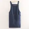 Deluxe Moda Nueva Barista Verano Trabajo Transpirable Puesto Venta Hombres Alta Apariencia Delantal de Mezclilla Cocina Uso Doméstico
